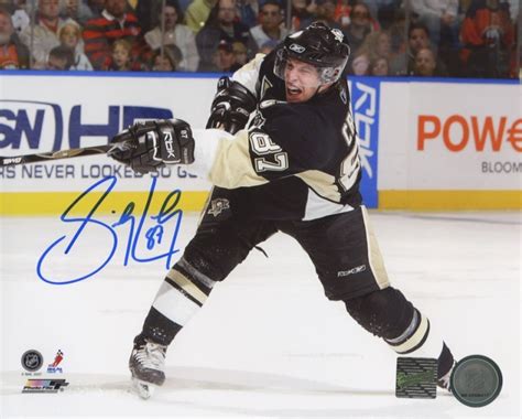 signed sidney crosby picture